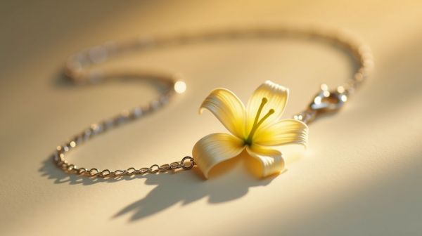 Create stunning accessories with a lily flower charm